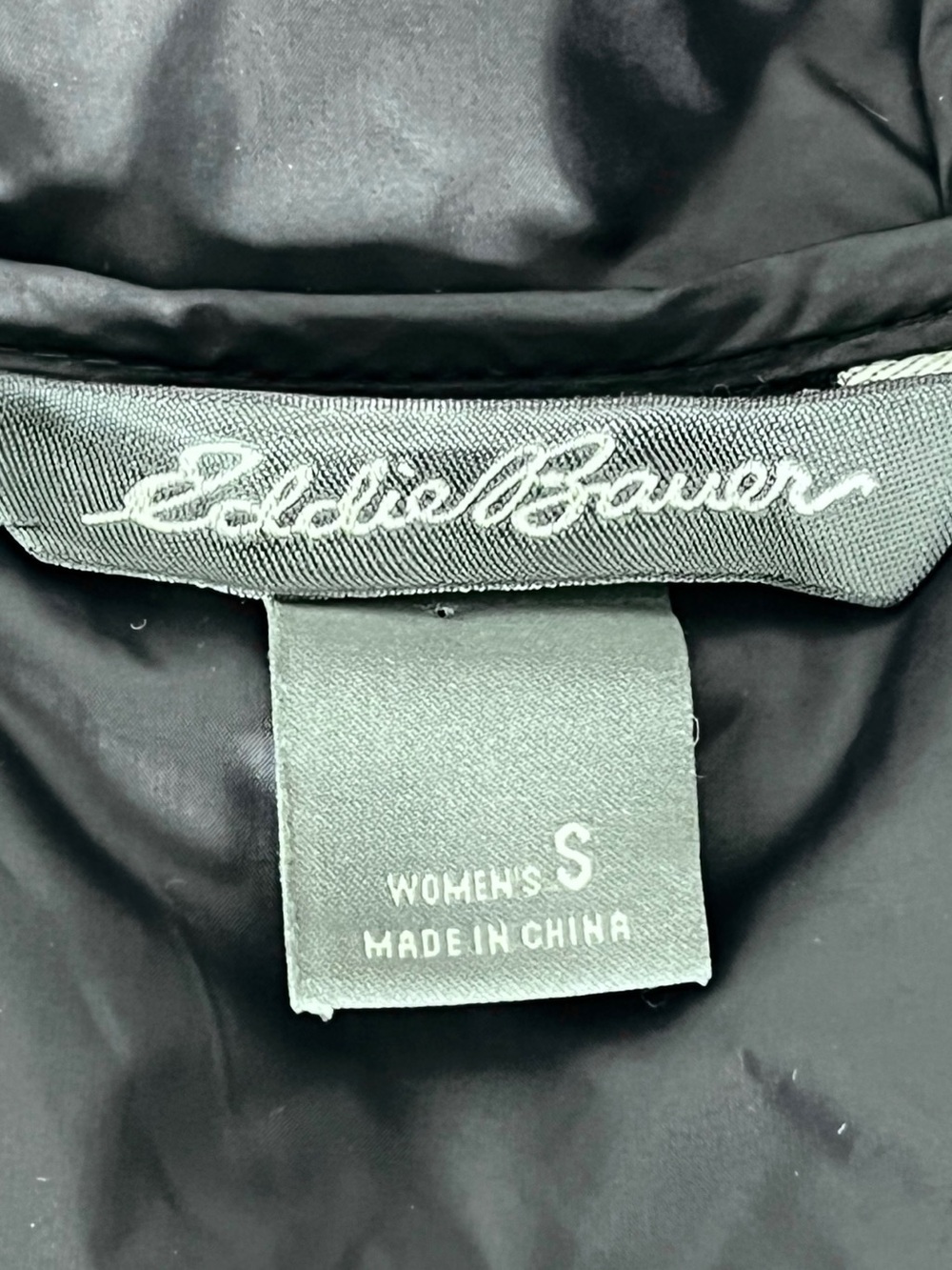 Eddie Bauer EB550 Down Parka Women's Small Black Hooded Long Puffer Coat Size S - Picture 3 of 11